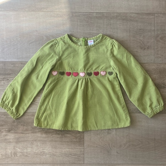 Gymboree Other - Size 5 green with hearts top
